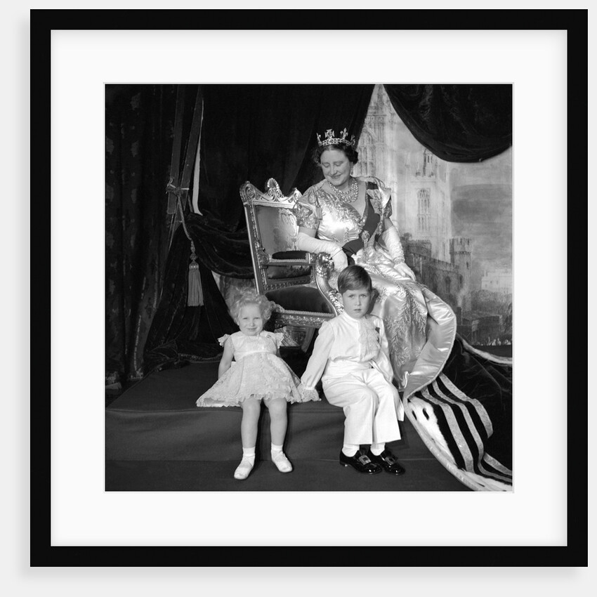 Queen Elizabeth, The Queen Mother, Prince Charles and Princess Anne by Cecil Beaton