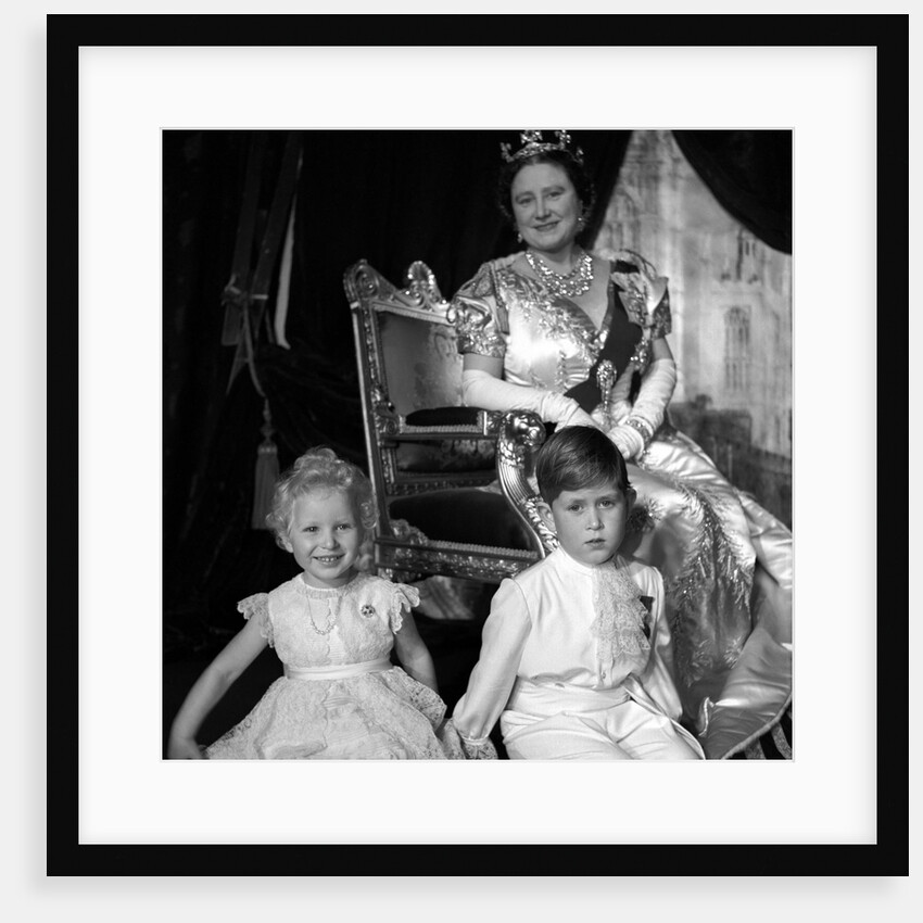 Queen Elizabeth, The Queen Mother, Prince Charles and Princess Anne by Cecil Beaton