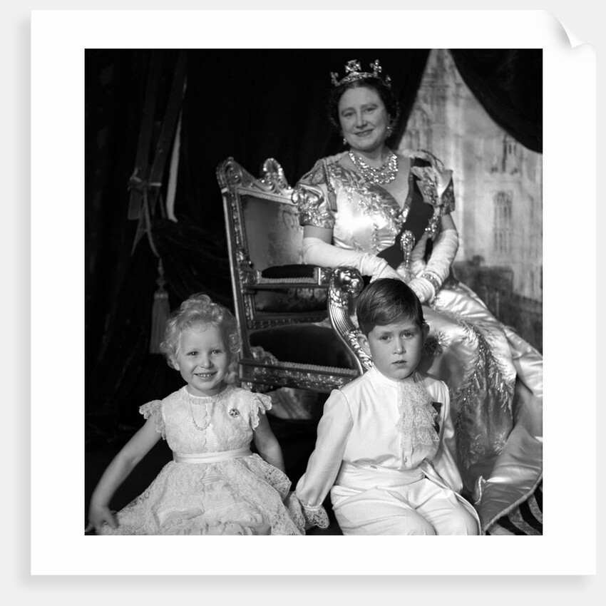 Queen Elizabeth, The Queen Mother, Prince Charles and Princess Anne by Cecil Beaton