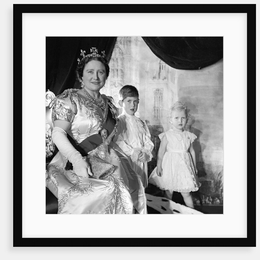 Queen Elizabeth, The Queen Mother, Prince Charles and Princess Anne by Cecil Beaton