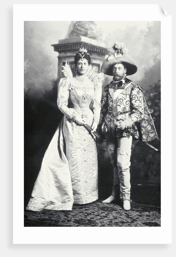 King George V and Queen Mary by Lafayette Portrait Studios
