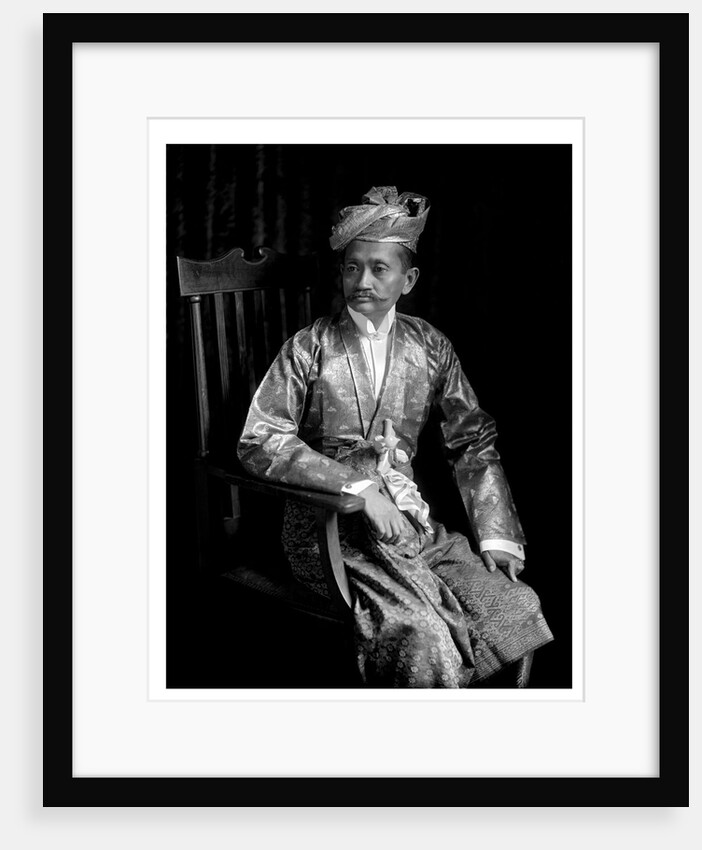 Sultan of Kedah by Lafayette Portrait Studios