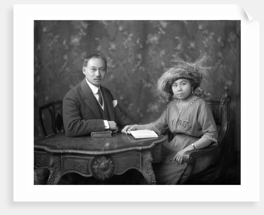 The Prince and Princess Purachatra by Lafayette Portrait Studios