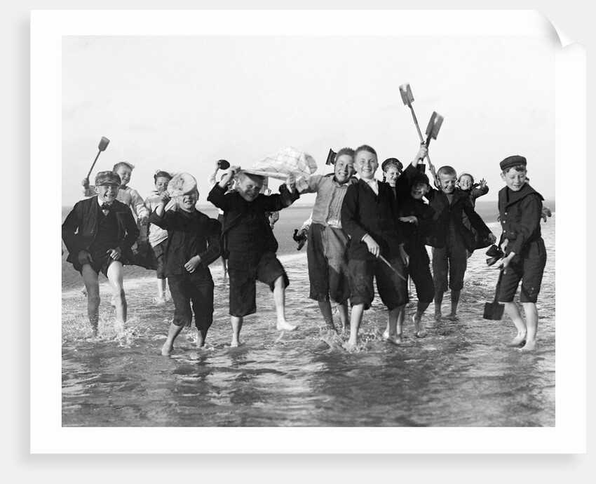Paddling in the Sea by Andrew Pitcairn-Knowles