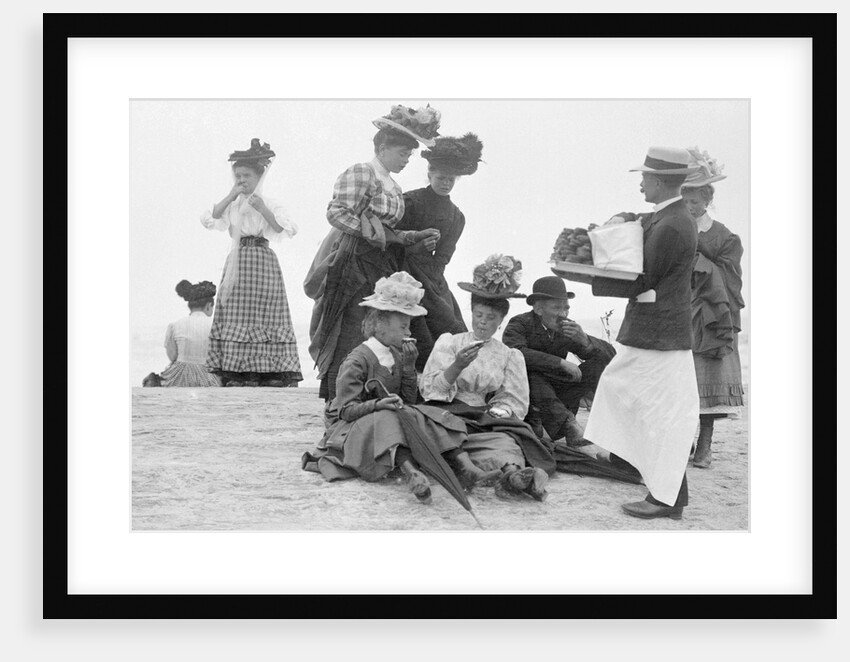 Picnic on Groyne by Andrew Pitcairn-Knowles