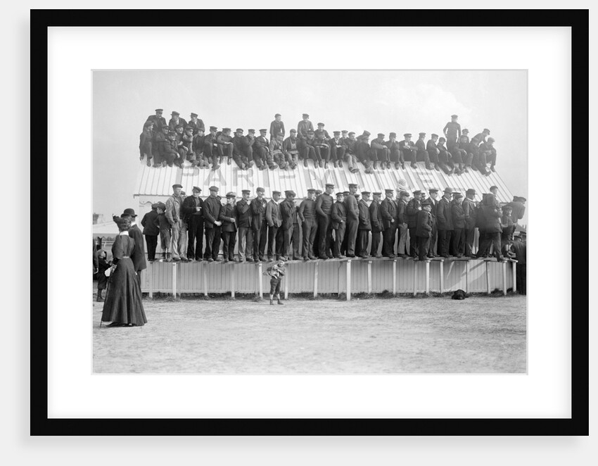 The Pari-Mutuel Tote Roof Used as a Grandstand by Andrew Pitcairn-Knowles