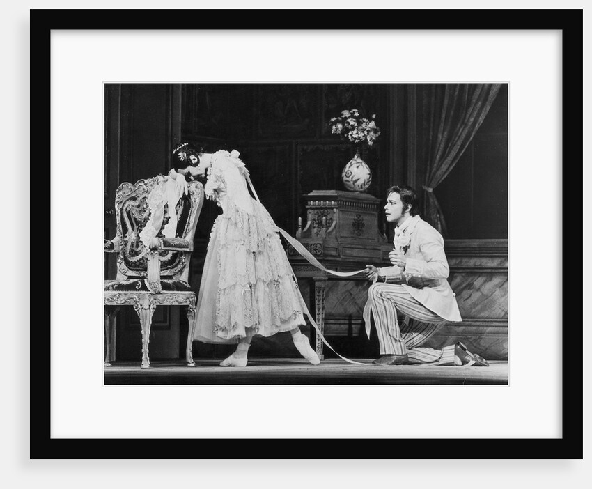 Lynn Seymour and Anthony Dowell in Ivan Turgenev's A Month in the Country at the Royal Opera House by Anthony Crickmay