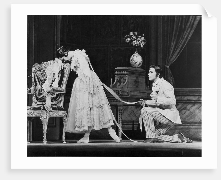Lynn Seymour and Anthony Dowell in Ivan Turgenev's A Month in the Country at the Royal Opera House by Anthony Crickmay