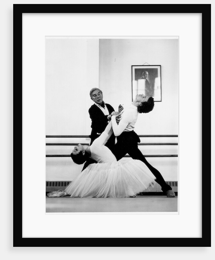 Lynn Seymour and Anthony Dowell with Frederick Ashton rehearsing Ivan Turgenev's A Month in the Country by Anthony Crickmay