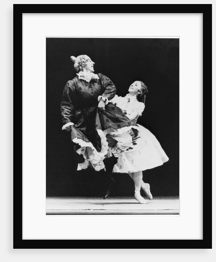 Brian Shaw and Brenda Last in La Fille Mal Gardee at the Royal Opera House by Anthony Crickmay