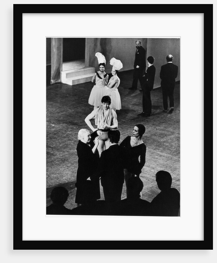 Bronislava Nijinska, David Blair and Georgina Parkinson rehearsing Les Biches at the Royal Opera House by Houston Rogers