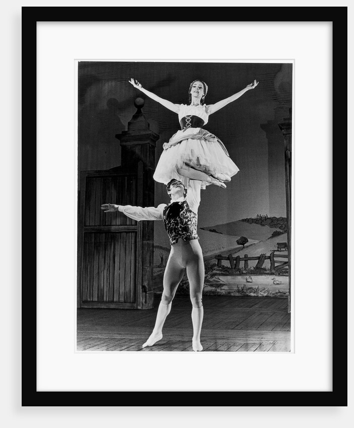 David Blair and Nadia Nerina in La Fille Ma Gardee at the Royal Opera House by Houston Rogers