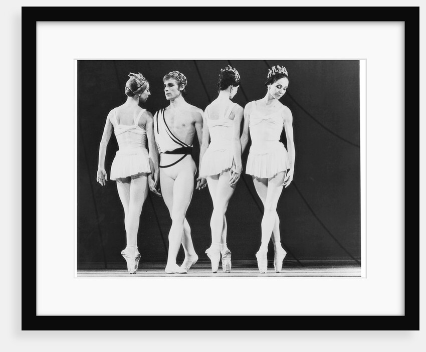 Laura Connor, David Wall, Jennifer Penney and Merle Park in Symphonic Variations at the Royal Opera House by Anthony Crickmay