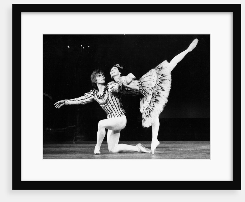 Margot Fonteyn and Rudolf Nureyev in Birthday Offering at Royal Opera House by Anthony Crickmay