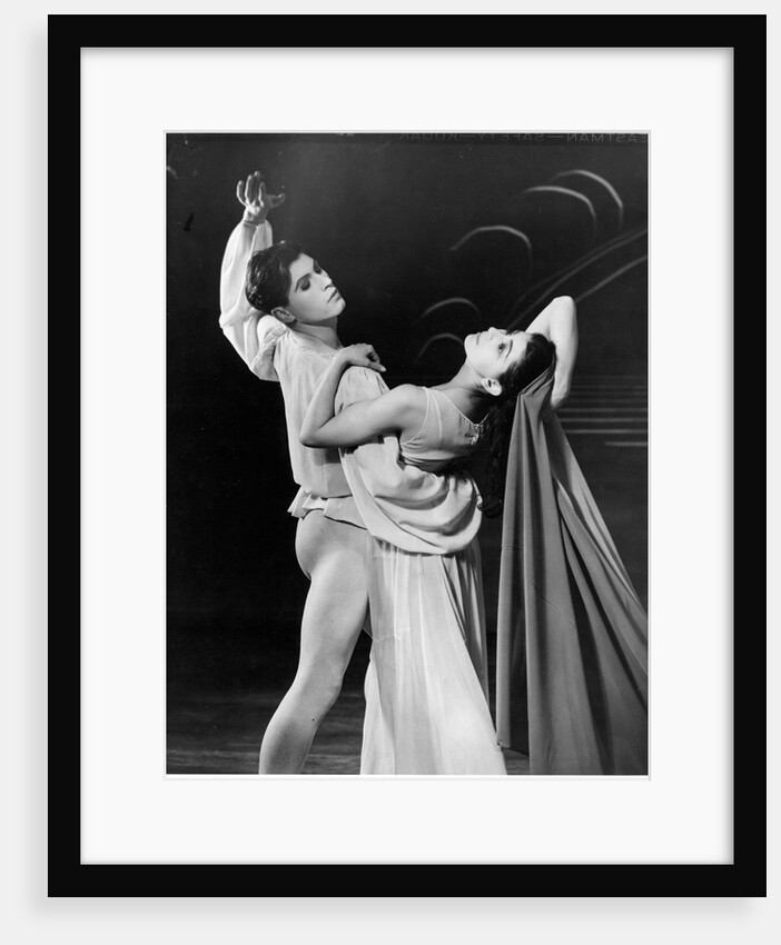 Margot Fonteyn and Michael Somes in Dante Sonata at the Sadler's Wells Theatre by Gordon Anthony