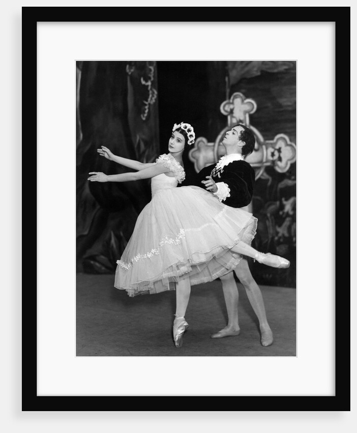 Robert Helpmann and Margot Fonteyn in Giselle at the Royal Opera House by J.W.Debenham