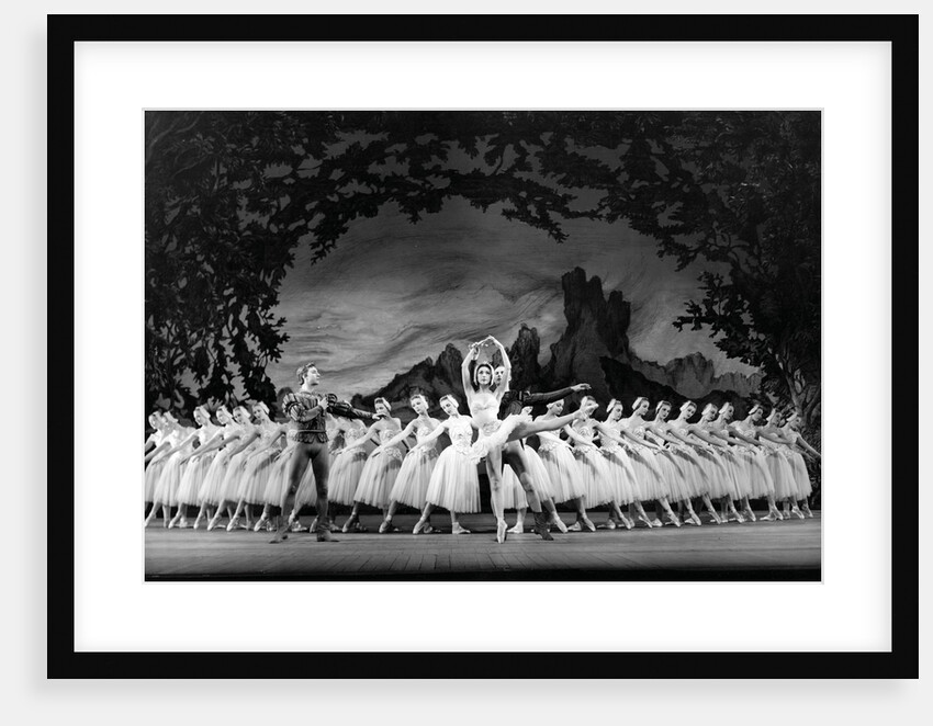 Leslie Edwards, Margot Fonteyn and Michael Somes in Tchaikovsky's Swan Lake by Houston Rogers