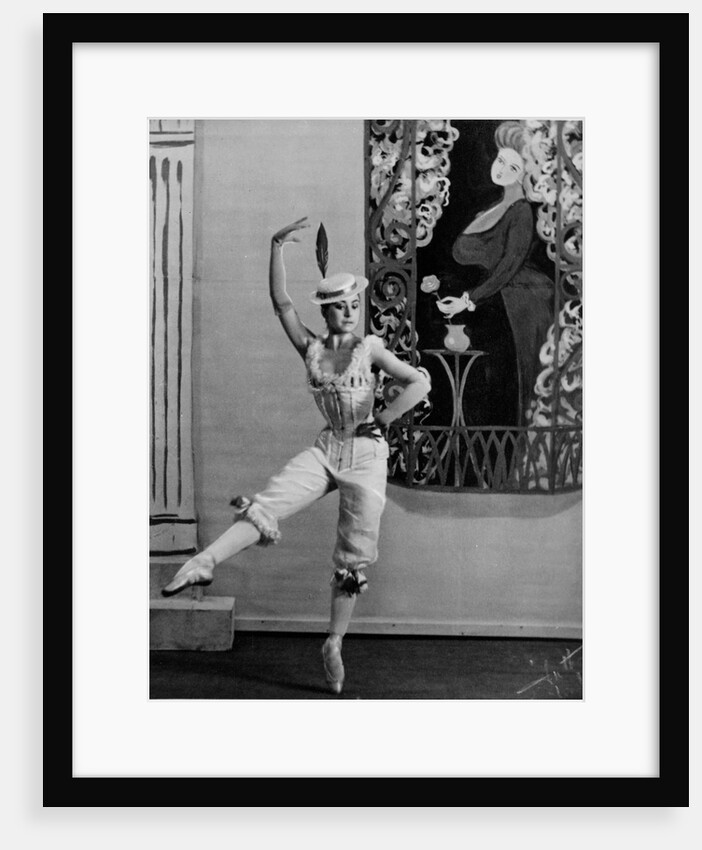 Margot Fonteyn in Faþade at the Sadler's Wells by Gordon Anthony