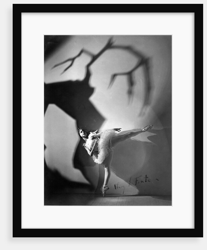 Margot Fonteyn in Tchaikovsky's Swan Lake at the Sadler's Wells Theatre by Gordon Anthony