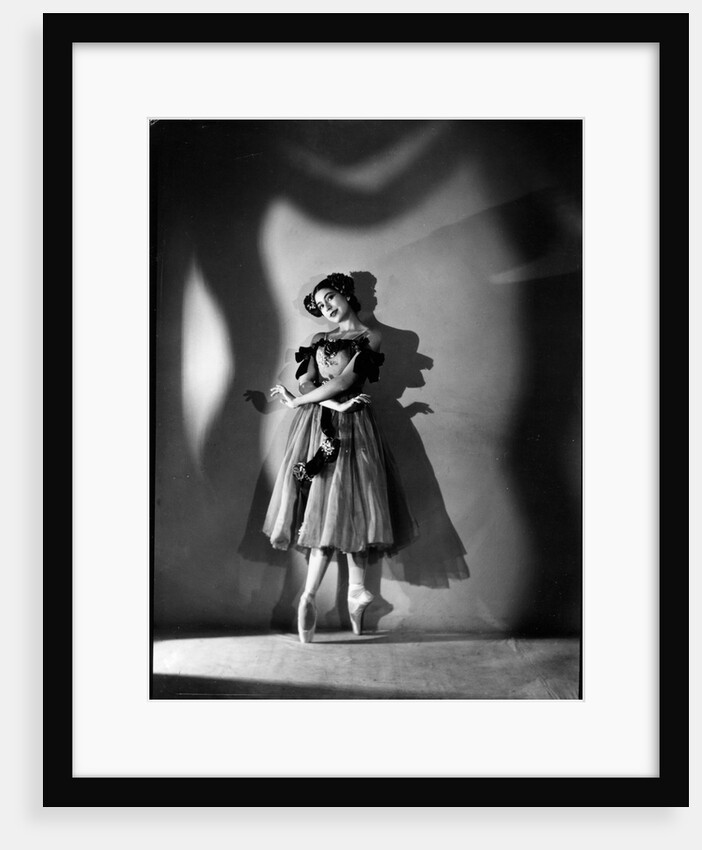 Margot Fonteyn in Chopin's Les Rendezvous at the Sadler's Wells Theatre by Gordon Anthony