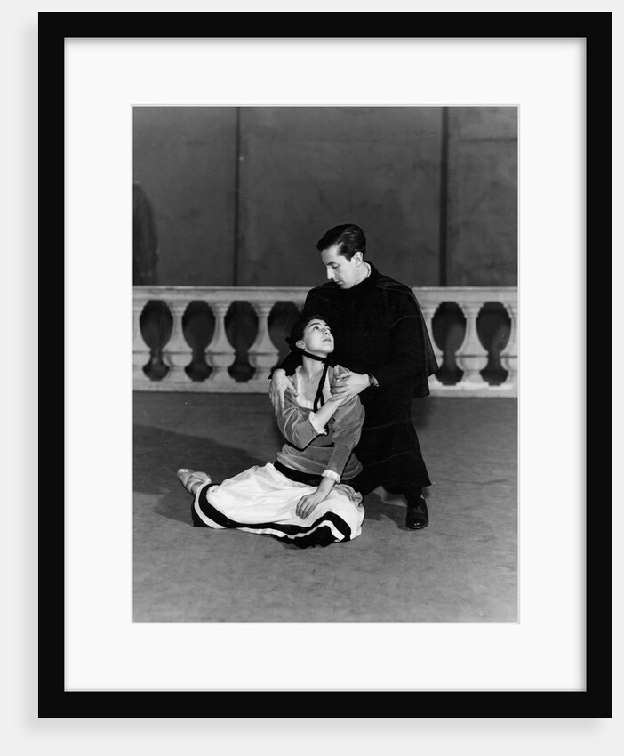 Margot Fonteyn and Frederick Ashton in Nocturne at the Sadler's Wells Theatre by J.W.Debenham