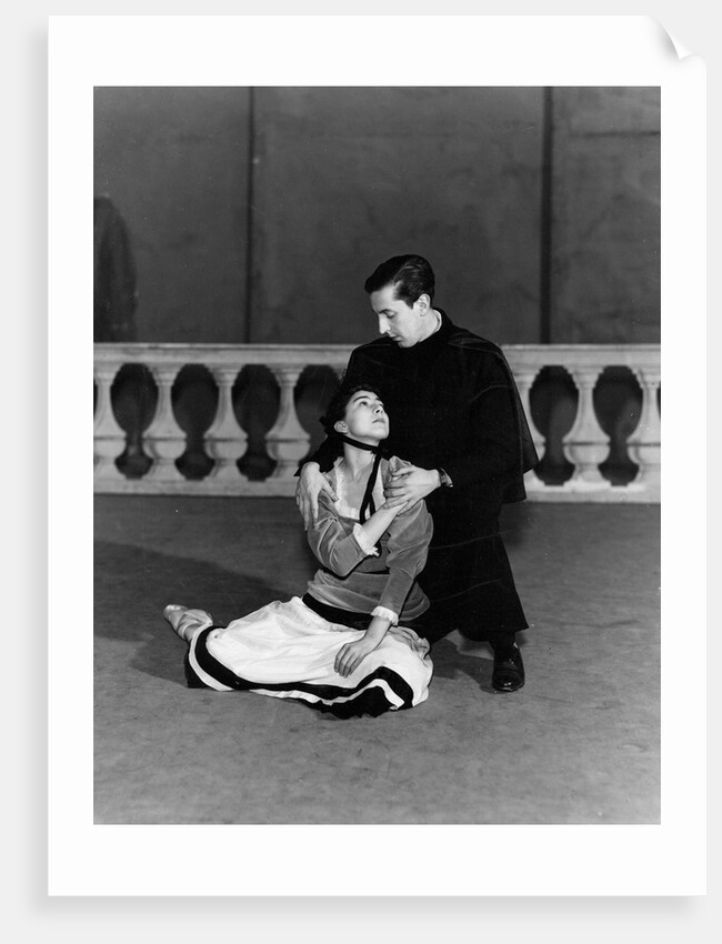 Margot Fonteyn and Frederick Ashton in Nocturne at the Sadler's Wells Theatre by J.W.Debenham