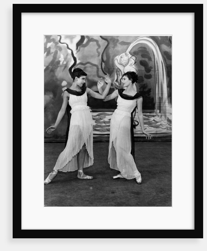 Margot Fonteyn and Pearl Argyle in Constant Lambert's Pomona at His Majesty's Theatre by J.W.Debenham
