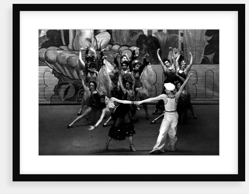 Margot Fonteyn and William Chappell in Constant Lambert's Rio Grande at the Sadler's Wells Theatre by J.W.Debenham