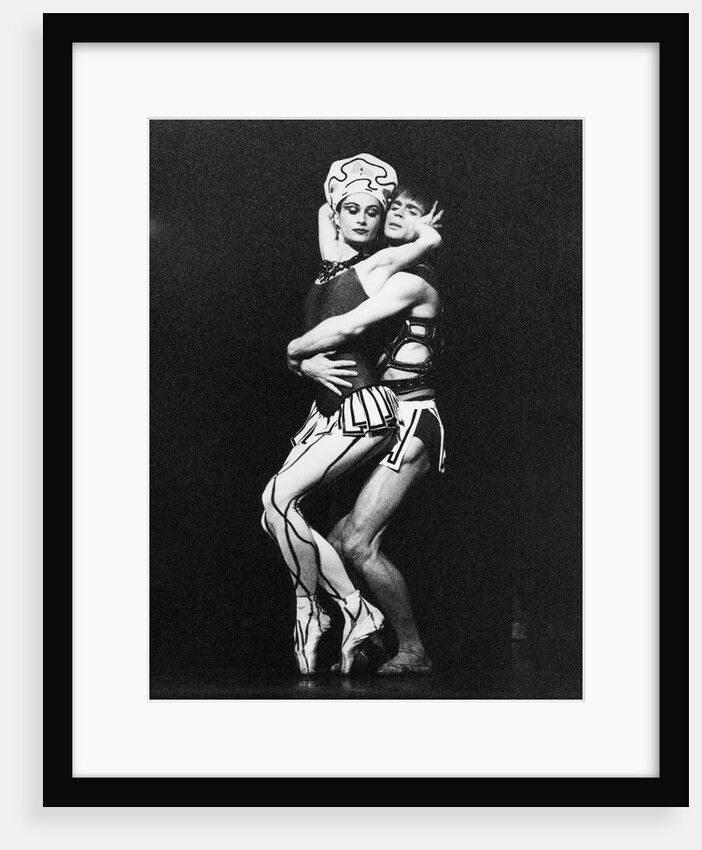 Rudolf Nureyev and Deanne Bergsma in Sergey Prokofiev's The Prodigal Son at the Royal Opera House by Anthony Crickmay