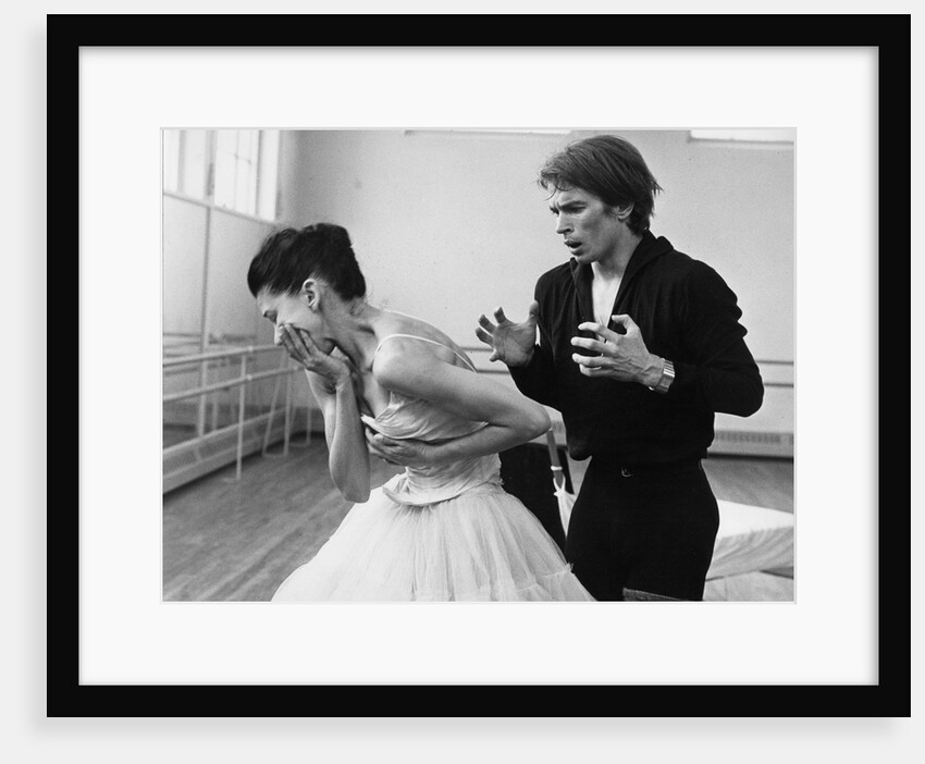 Rudolf Nureyev and Margot Fonteyn rehearsing Marguerite and Armand by Anthony Crickmay
