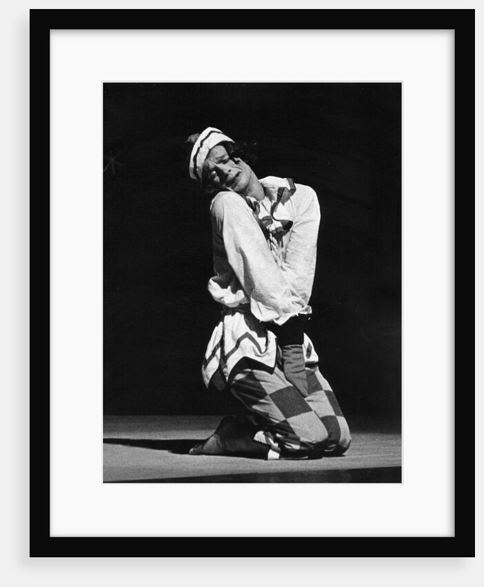 Rudolf Nureyev in Igor Stravinsky's Petrushka at the Royal Opera House by Anthony Crickmay