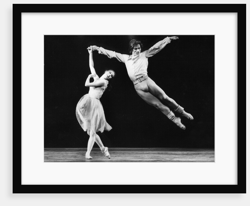 Rudolf Nureyev and Antoinette Sibley in Chopin's Dances at a Gathering at the Royal Opera House by Anthony Crickmay