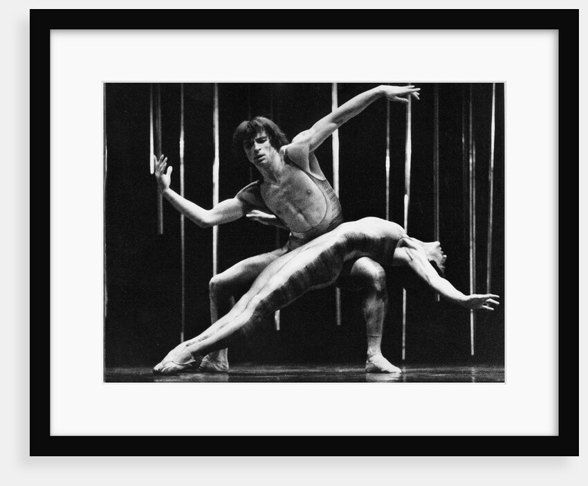 Rudolf Nureyev and Monica Mason in Field Figures at the Royal Opera House by Anthony Crickmay