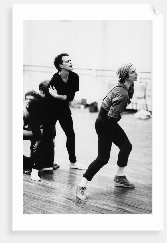 Rudolf Nureyev and Anthony Dowell rehearsing The Tempest by Anthony Crickmay