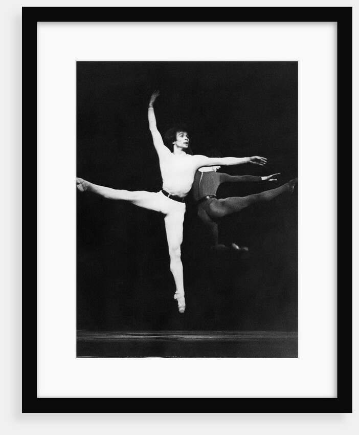 Rudolf Nureyev and Anthony Dowell in Song of the Wayfarer at the Royal Opera House by Anthony Crickmay