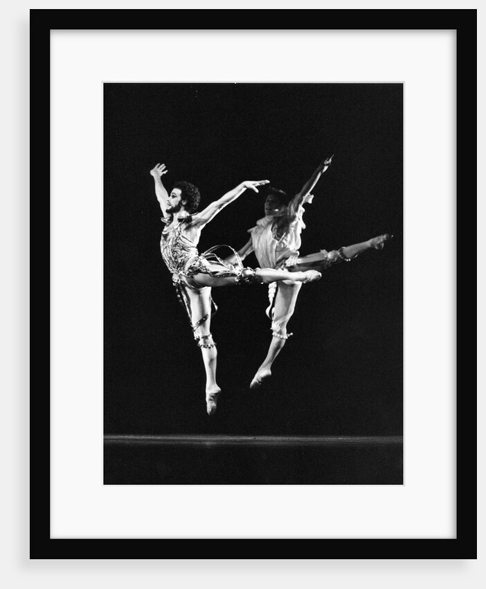 Anthony Dowell and Wayne Eagling in Tchaikovsky's The Tempest at the Royal Opera House by Anthony Crickmay