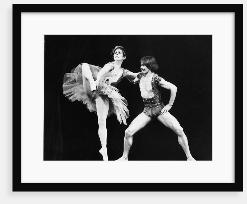 Rudolf Nureyev and Lynn Seymour in Sideshow at Royal Court Theatre by Anthony Crickmay