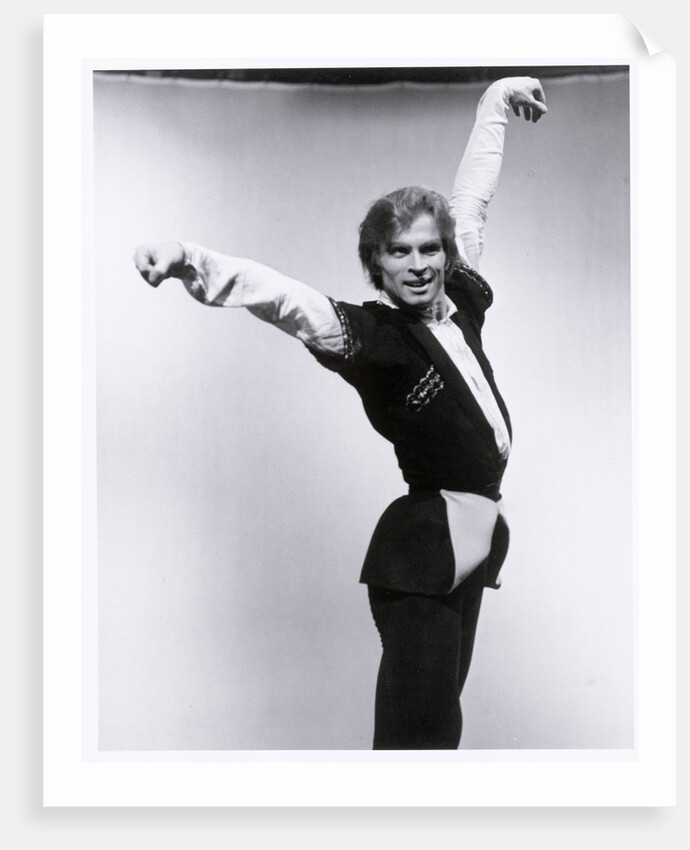 Rudolf Nureyev rehearsing for Gayane by Anthony Crickmay