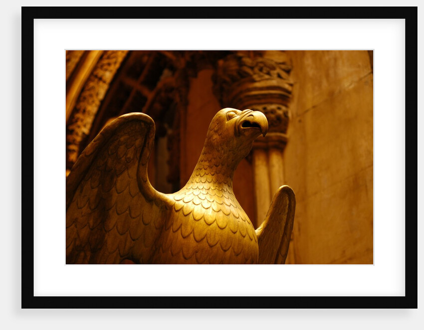Lectern, detail, after the 15th century original by Halle by Stuart Cox
