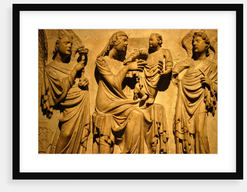 Virgin and Child with two Angels by Stuart Cox