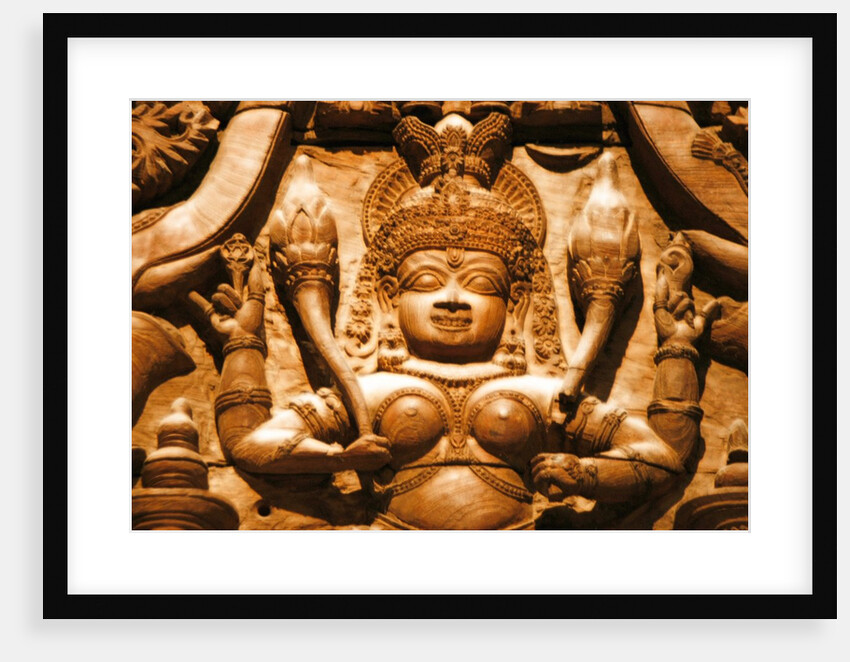 Laksmi, detail, from a fragment of a pagoda by Stuart Cox