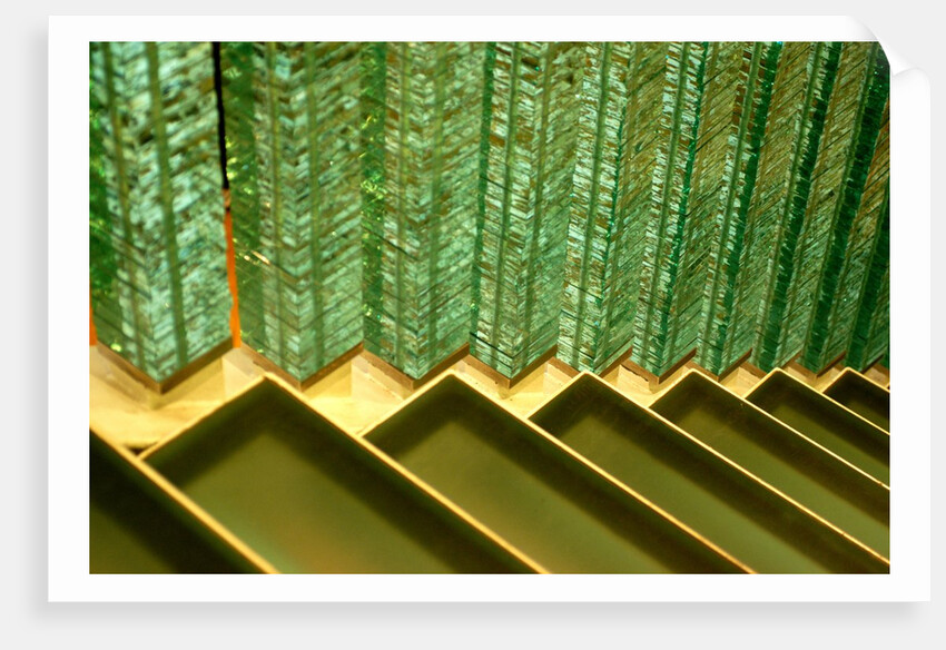 Glass staircase, detail by Stuart Cox