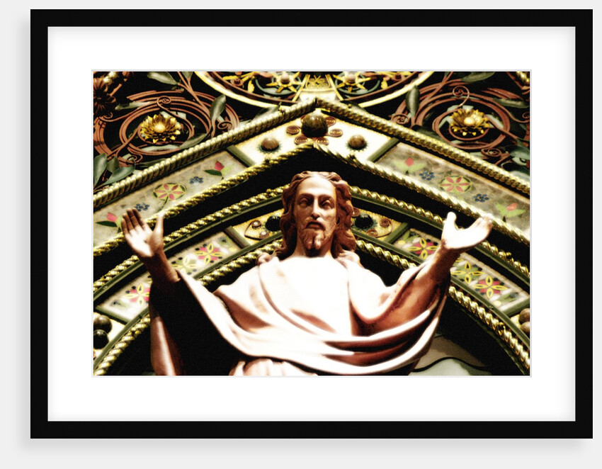 The Hereford Screen, detail of Jesus Christ by Stuart Cox