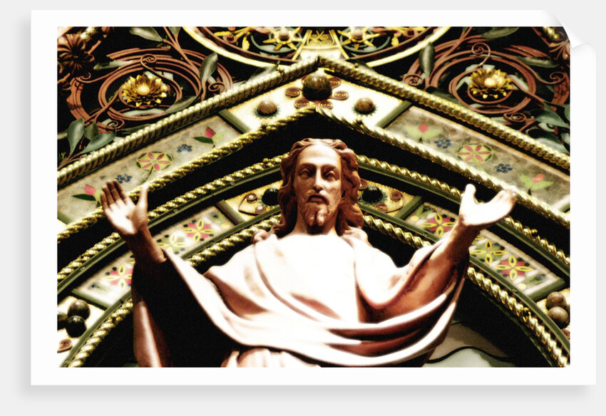 The Hereford Screen, detail of Jesus Christ by Stuart Cox