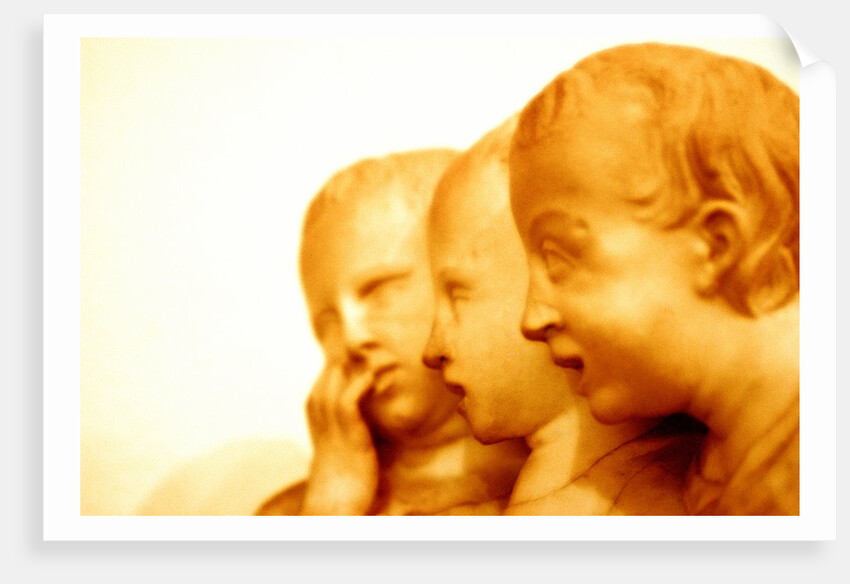 Three Adoring Angels, detail by Stuart Cox