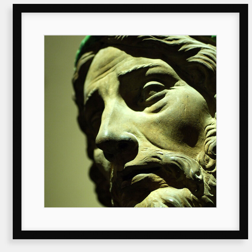 Bust of Jesus Christ, detail of face by Stuart Cox