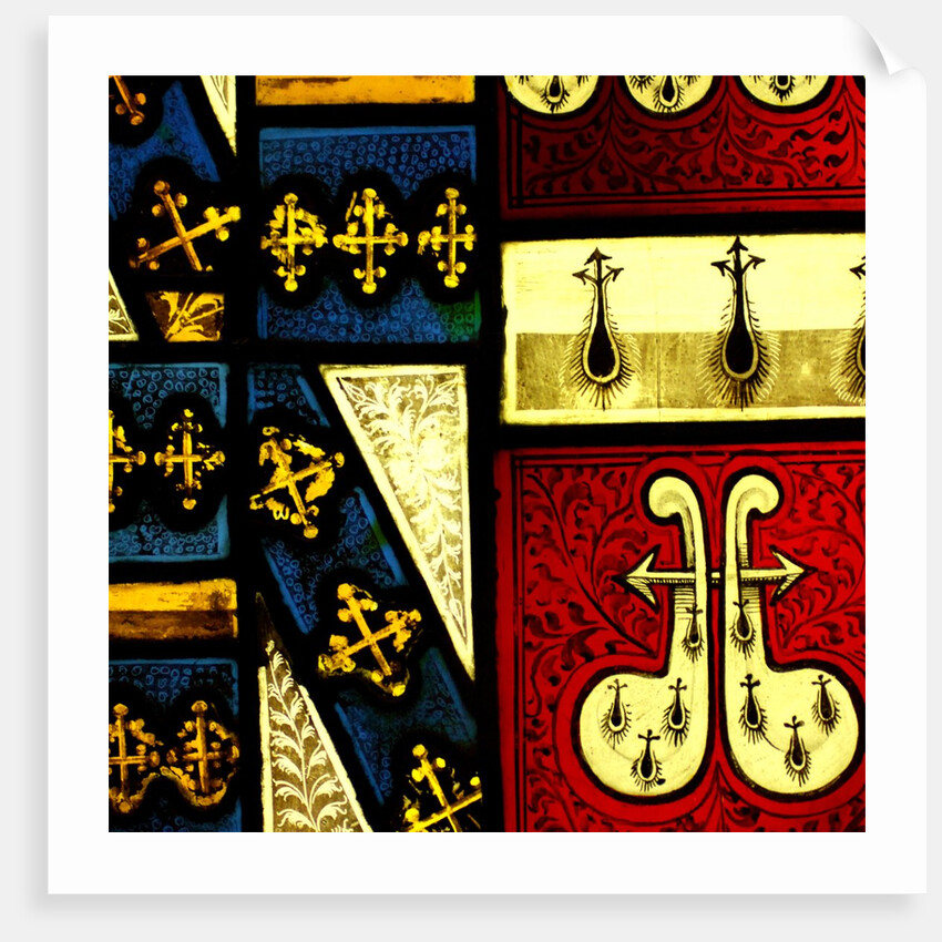 The Arms of Beaupre & Meeres, detail by Stuart Cox