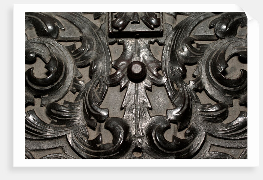 Detail of a chest by Stuart Cox