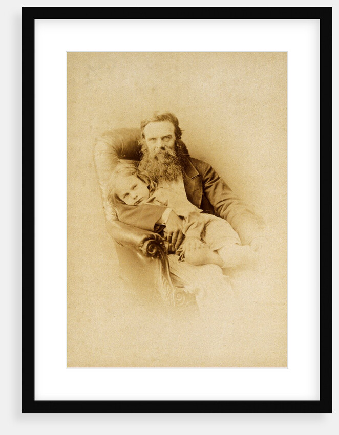 William Holman Hunt and his son Cyril by Lewis Carroll
