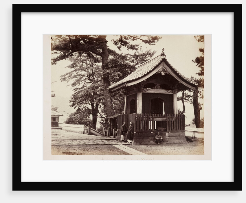 Small Japanese Temple at Nagasaki by Felice Beato